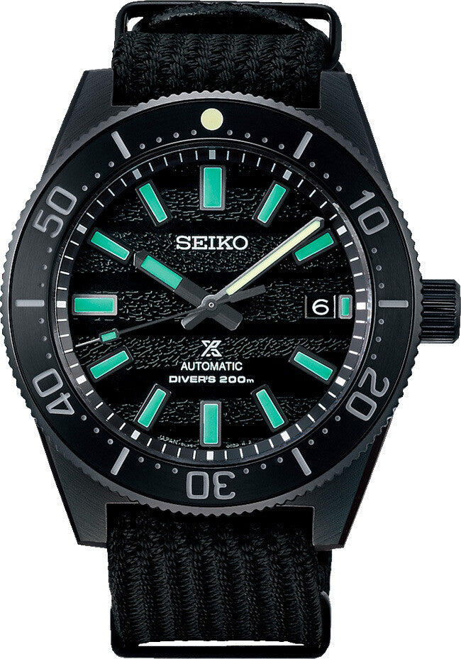 Seiko Prospex 1965 Diver's Watch SLA067 Black Series Night Vision Limited Edition