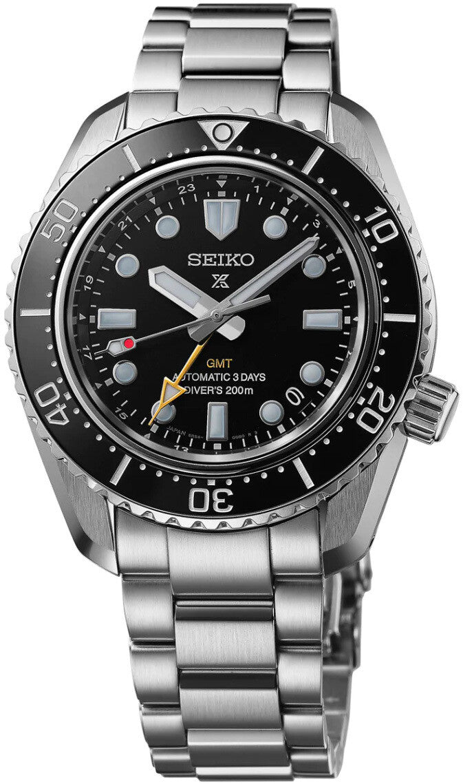 Seiko Prospex 1968 GMT Black Dial Diver's Watch SPB383