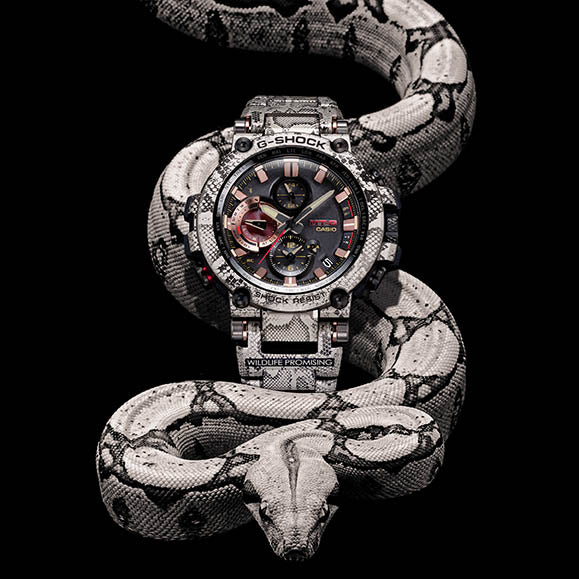 G-SHOCK RELEASES LIMITED-EDITION COLLABORATION WITH WILDLIFE PROMISING INSPIRED BY THE AFRICAN ROCK PYTHON