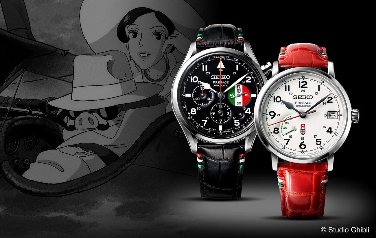 Seiko Presage and “Porco Rosso” take to the skies in collaboration with an animation film classic.