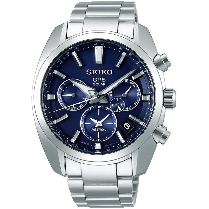 Seiko Astron Solar Watch Blue Dial SSH019
