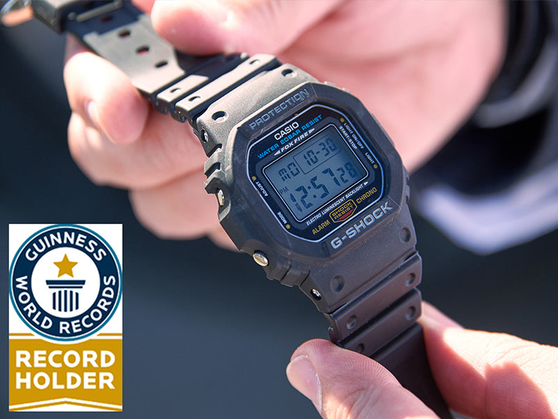 CASIO G-SHOCK OFFICIALLY BREAKS GUINNESS WORLD RECORDS TITLE
