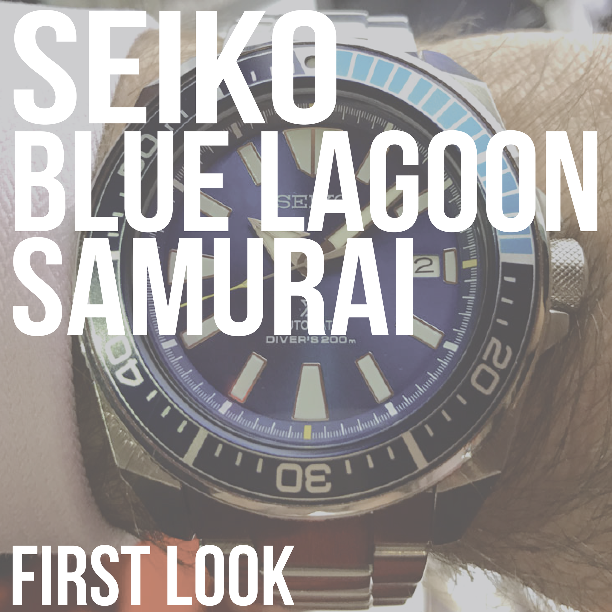 The New Seiko SRPBO9 "Blue Lagoon" Samurai