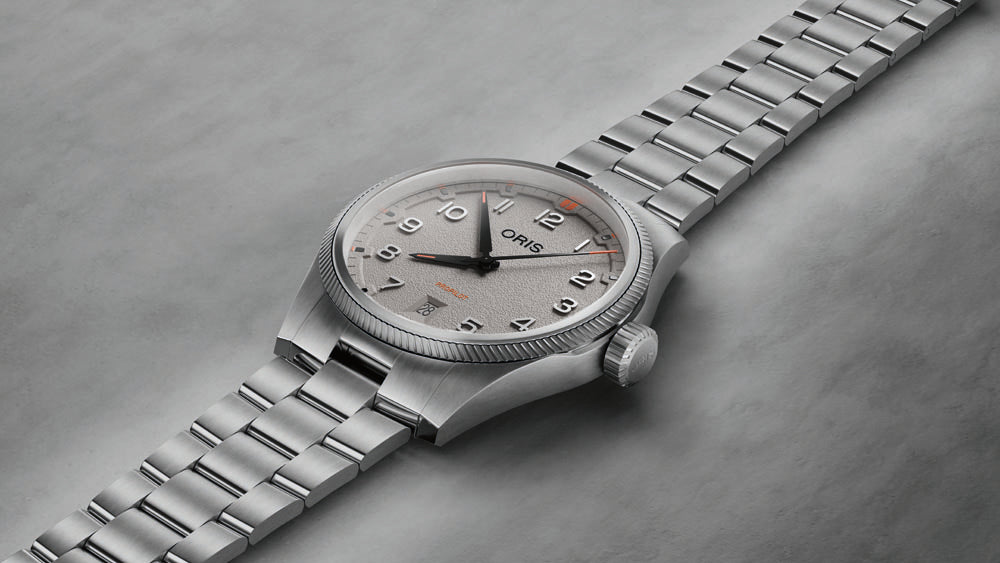 Oris ProPilot Date Watch Grey Dial 01 733 7805 4163-07 8 20 04LC