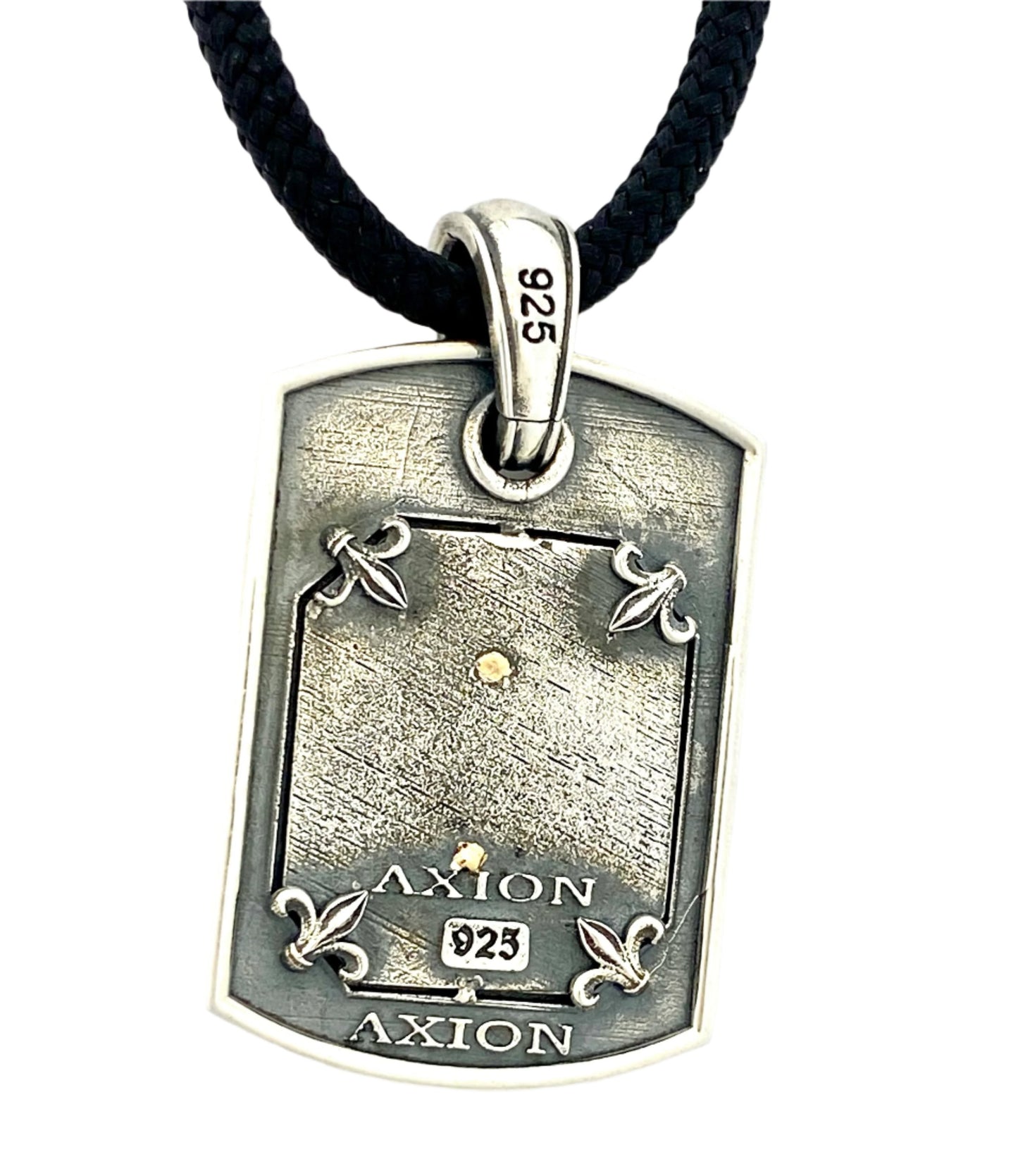 14k Gold & Sterling Silver Pirate Skull Pendant Axion