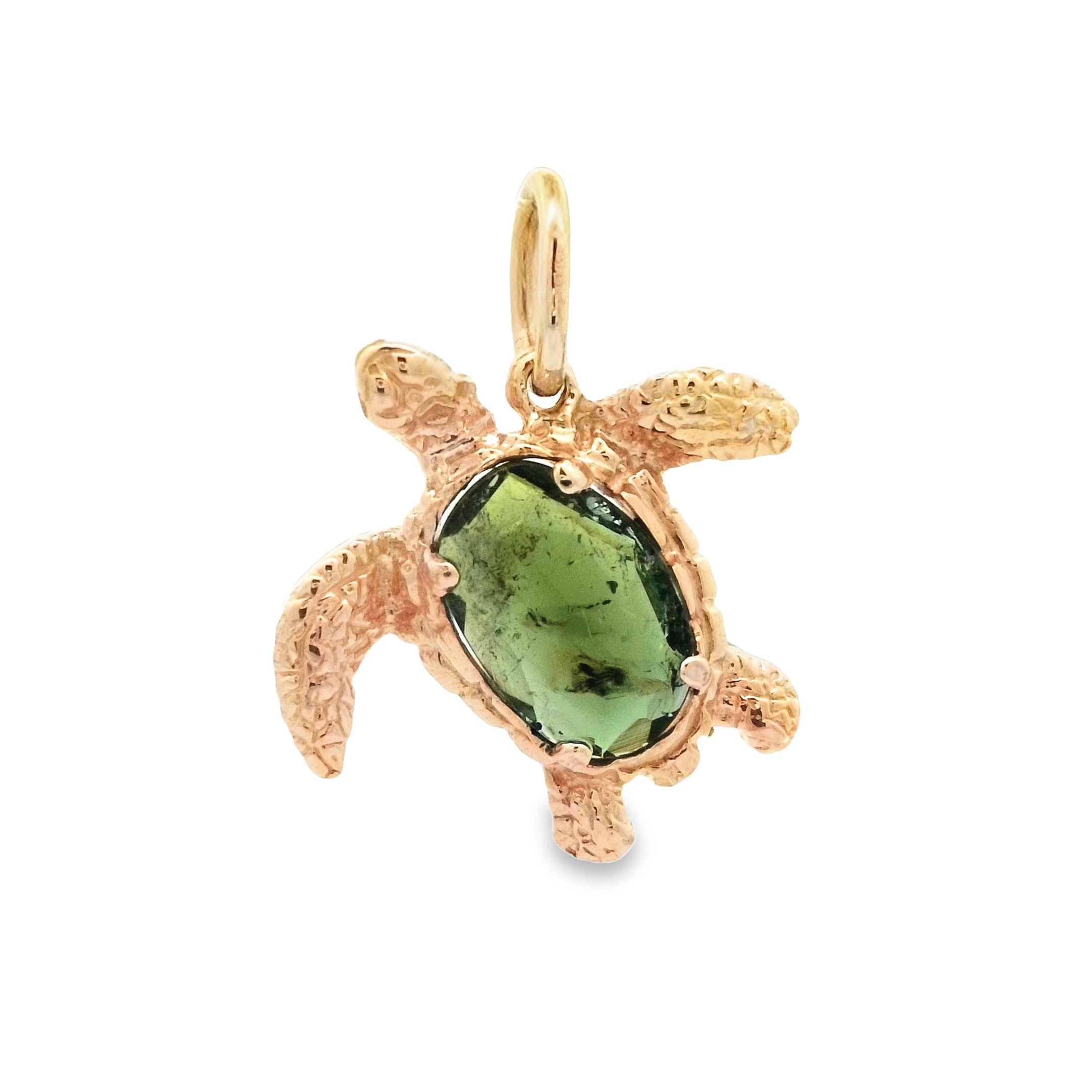 Peridot deals turtle necklace