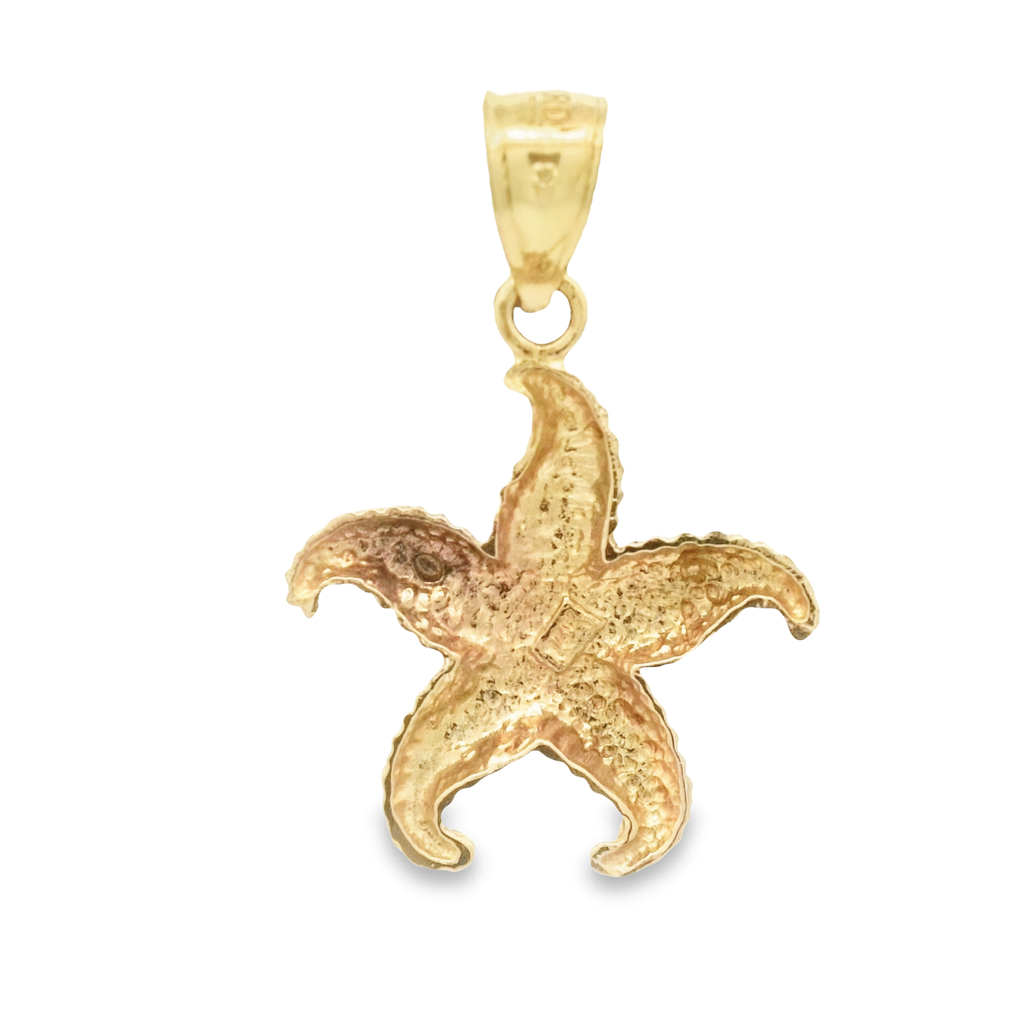 14k Yellow Gold Starfish Pendant