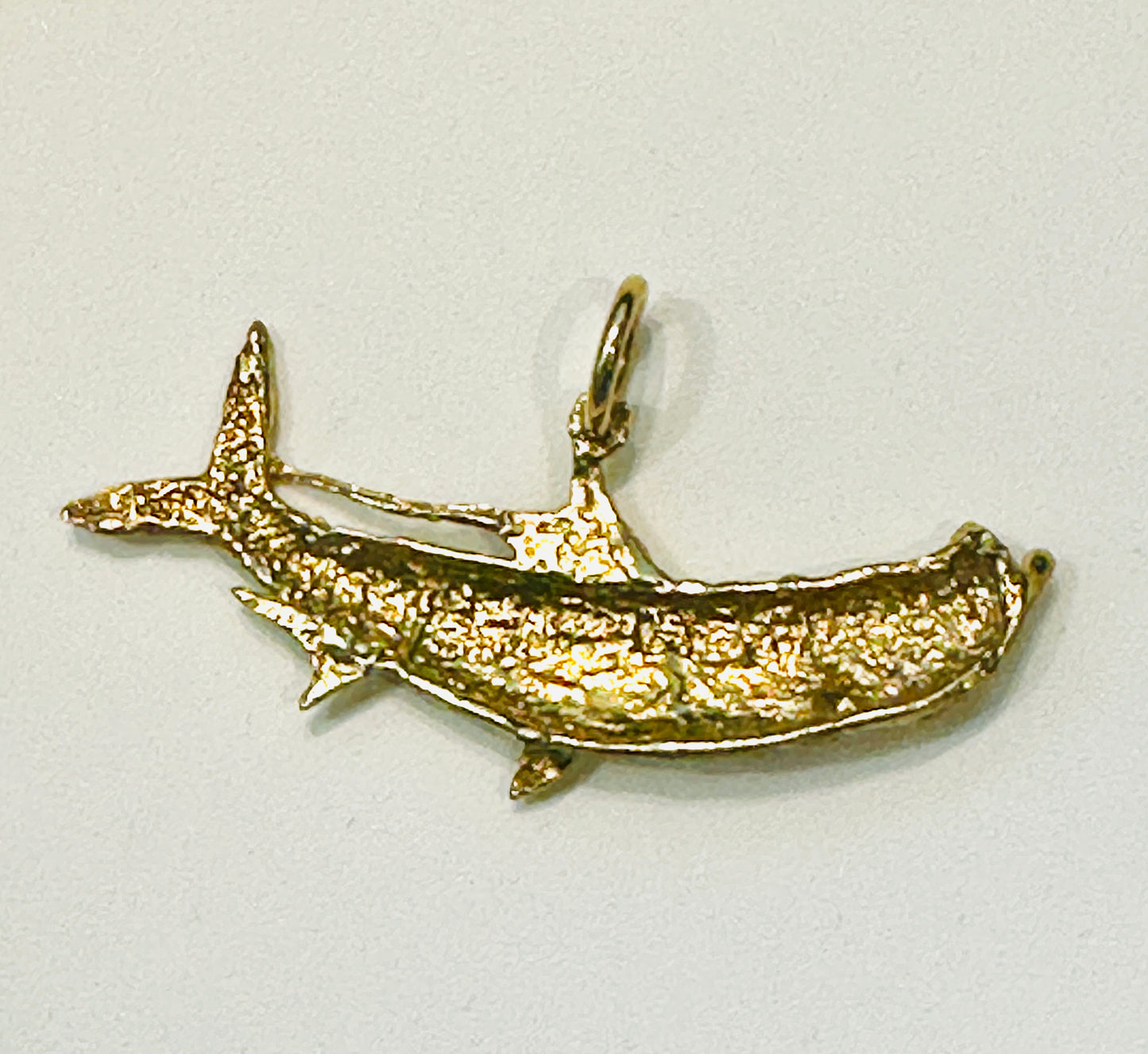 14k Gold Large Tarpon Pendant