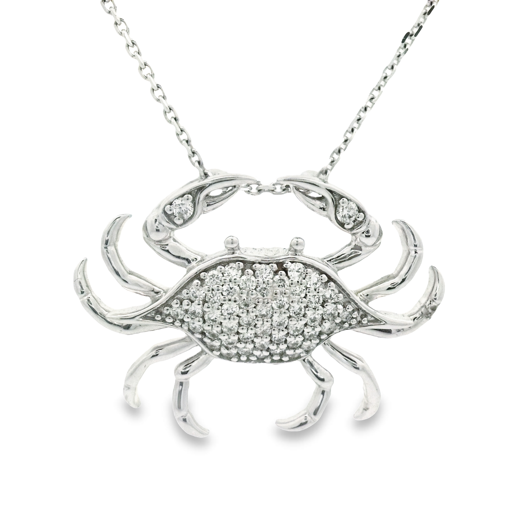 Crab necklace on sale