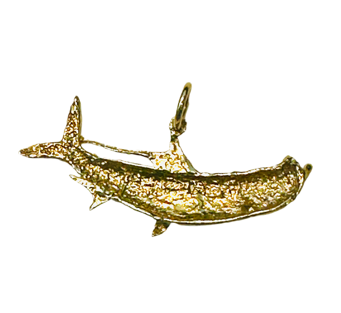 14k Gold Large Tarpon Pendant