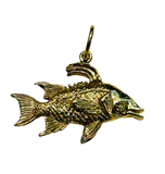 14k Gold Hogfish Pendant