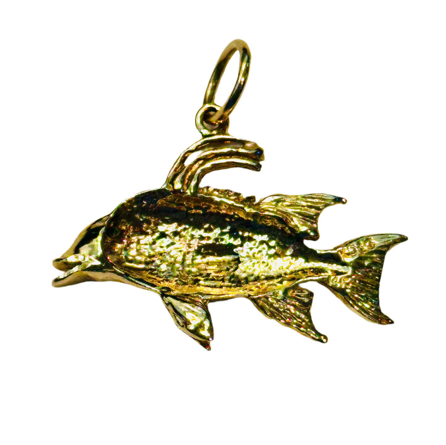 14k Gold Hogfish Pendant