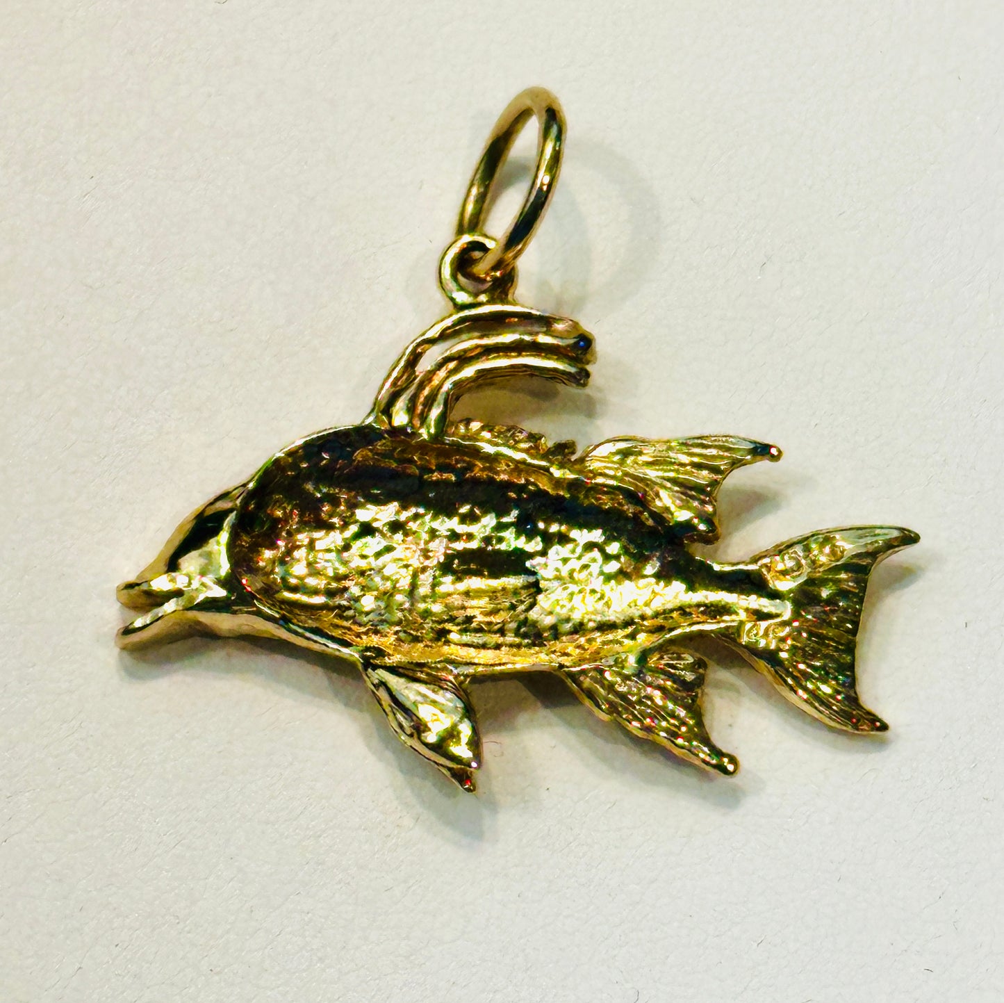 14k Gold Hogfish Pendant