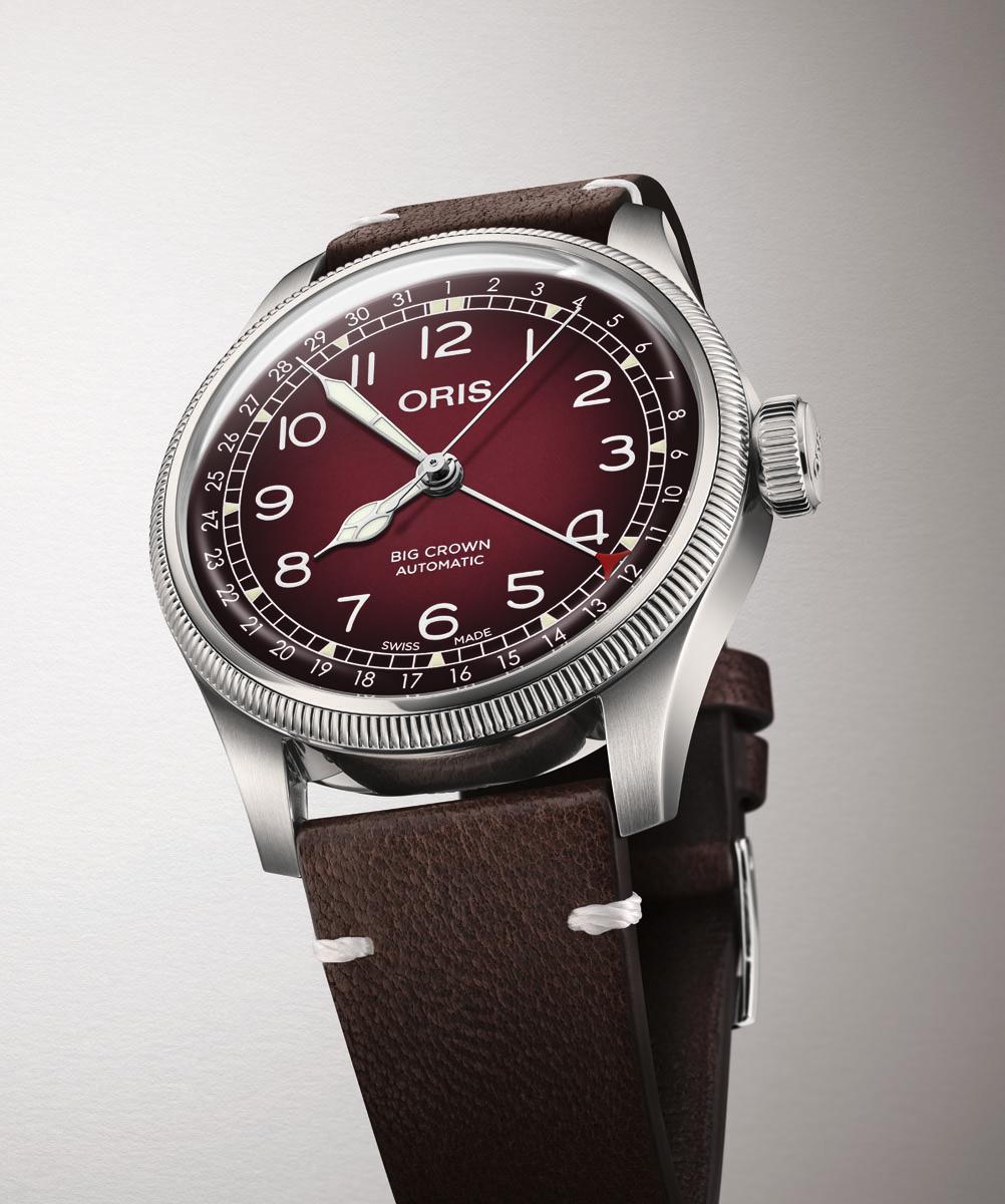 Oris x Cervo Volante Big Crown Pointer Date Burgundy Dial 01 754 7785 4038-Set
