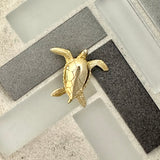 14k Yellow Gold Turtle Pendant