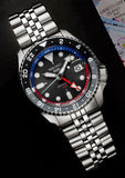 Seiko 5 Sports GMT SSK019 Automatic Watch PepsiCo Gray Dial