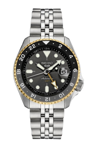 Seiko 5 Sports GMT SSK021 Automatic Watch Grey Dial