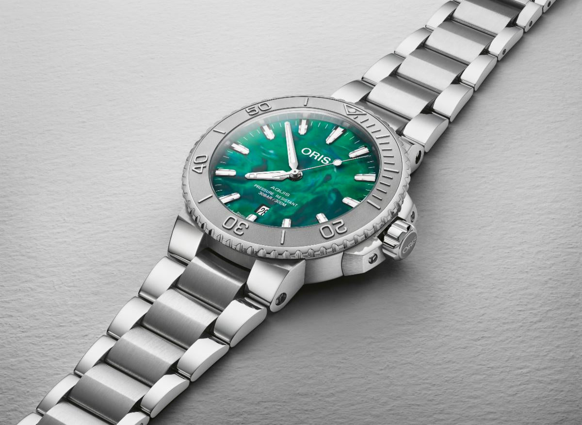 ORIS X BRACENET Aquis Watch 01 733 7730 4137-07 8 24 05PEB