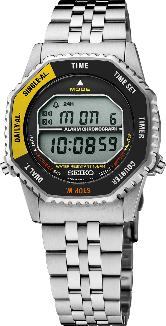 Seiko Rotocall Digital Watch SMGG17 Yellow