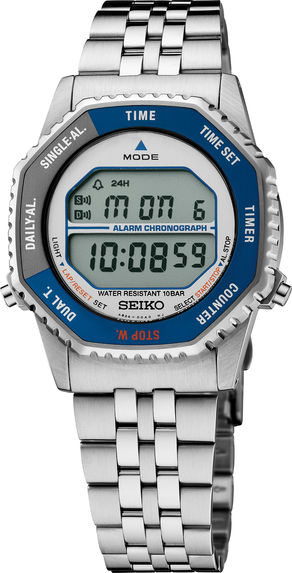 Seiko Rotocall Digital Watch SMGG21 Blue