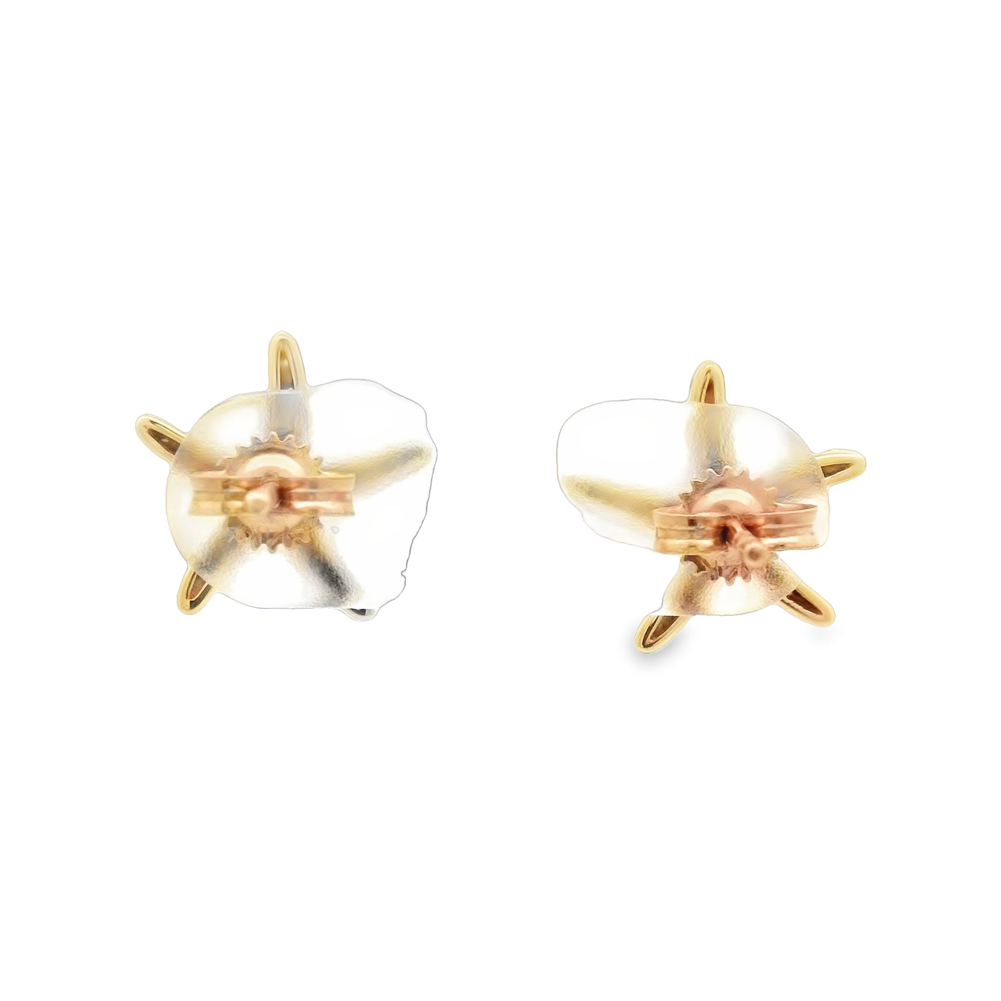 14k Yellow Gold Diamond .25cttw Starfish Post Earrings - DePaulas