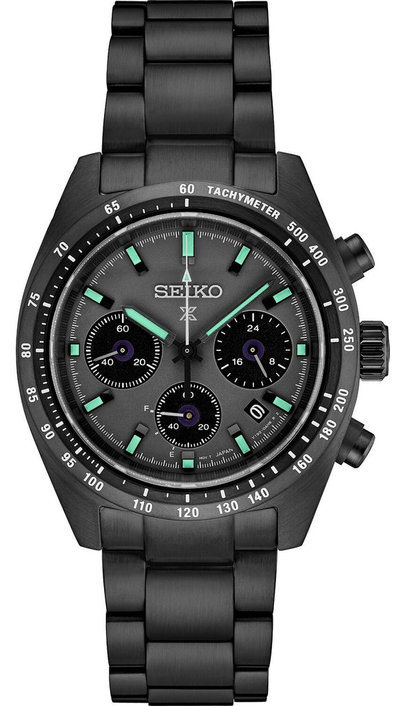 Seiko Prospex Speedtimer Night Vision Black SSC917