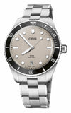 Oris Divers Date Beige Grey Dial Watch 01 733 7795 4051-Set