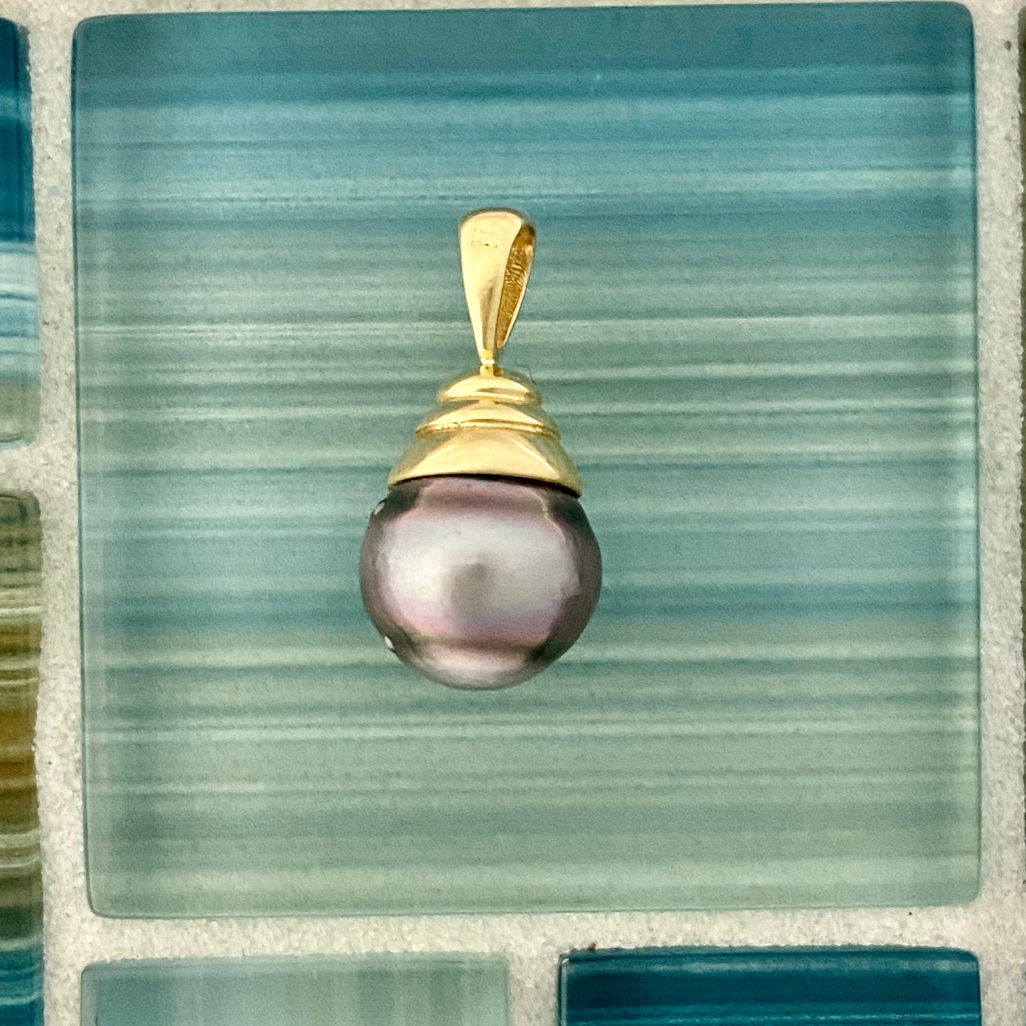 14k Yellow Gold South Sea Pearl Pendant